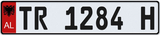 Albania European License Plate