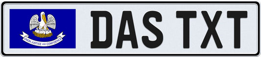 Louisiana European License Plate