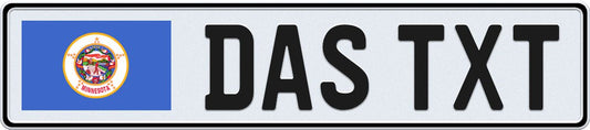 Minnesota European License Plate