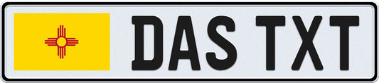 New Mexico European License Plate