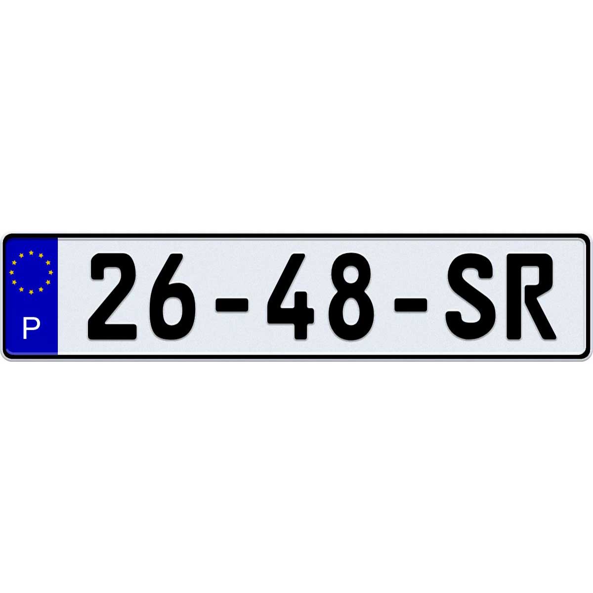 Portugal license plate