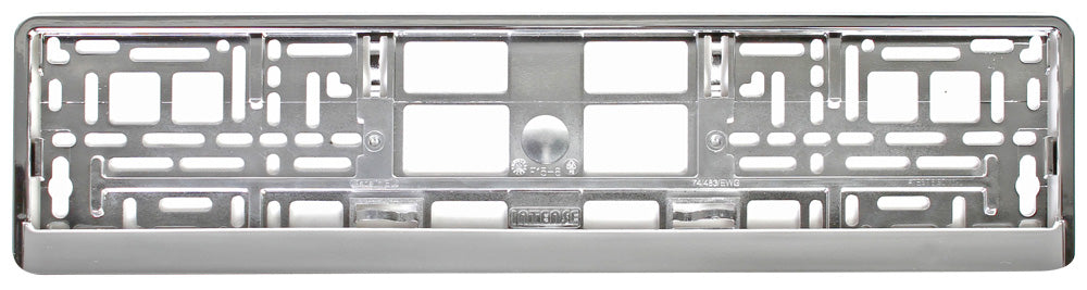 Chrome Finish License Plate Frame/Mounting Bracket