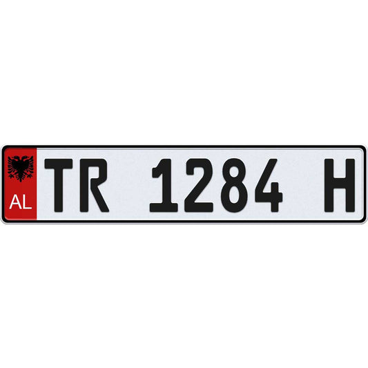 Albania license plate