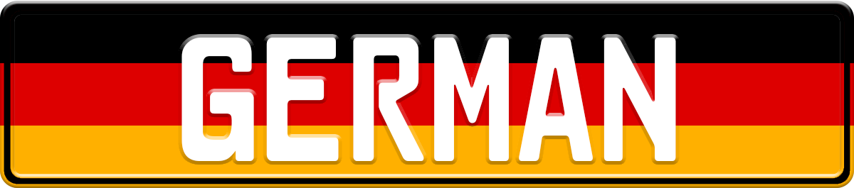 German Flag Background Plate