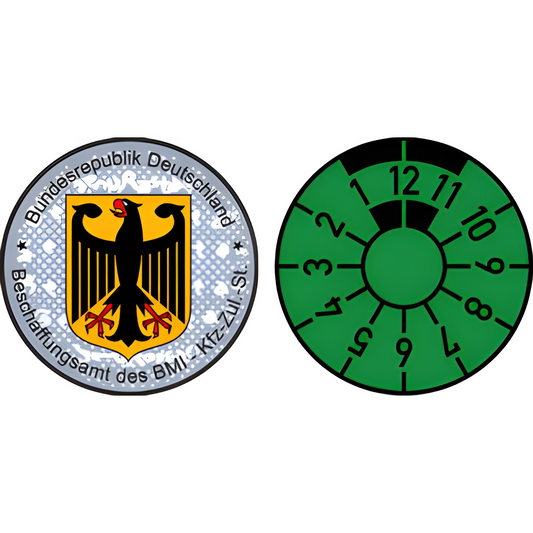 German Government Registration Seal Set