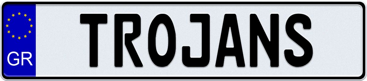 EEC Greece License Plate