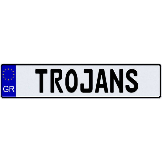 Greece license plate