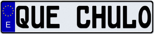 EEC Spain License Plate