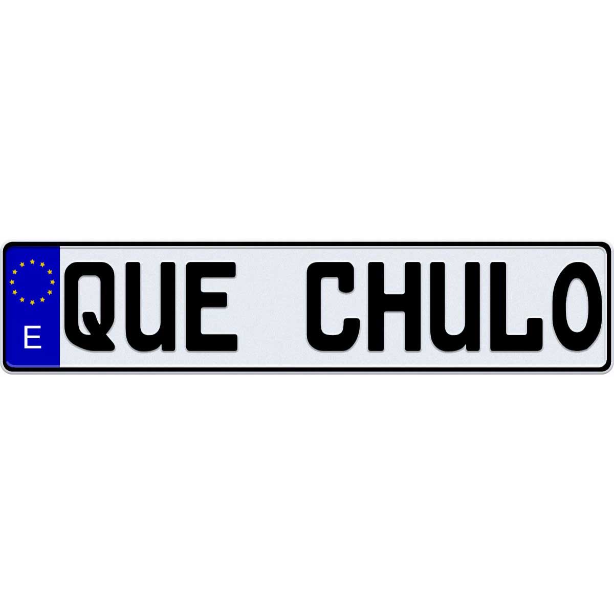 Spain license plate