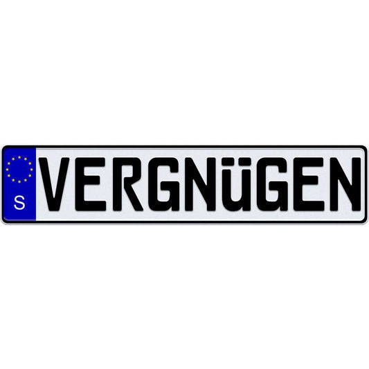 Sweden license plate
