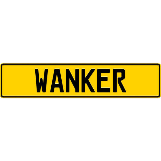 UK license plate