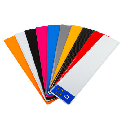 Authentic European License Plate Supplies and Processes