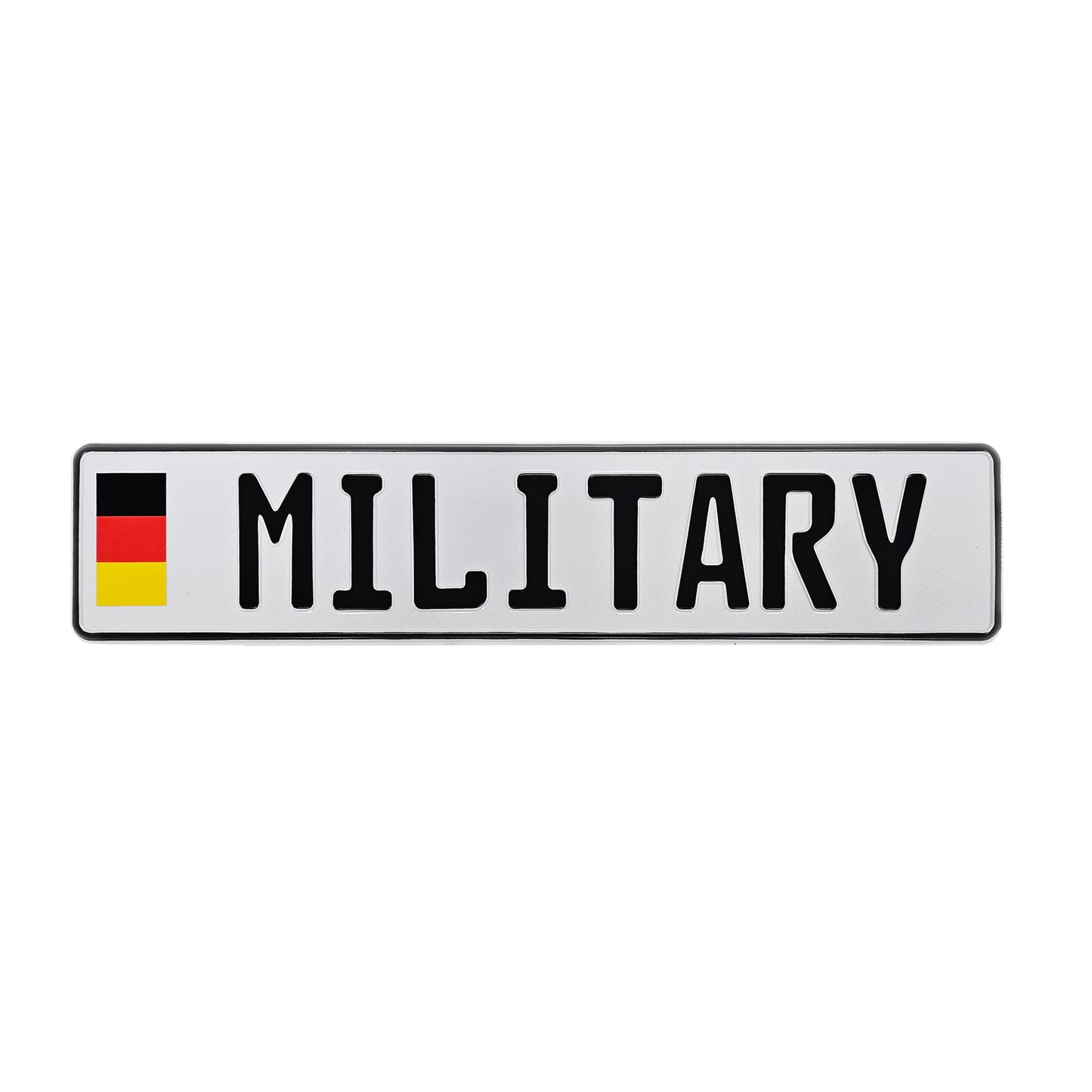 German Military License Plate