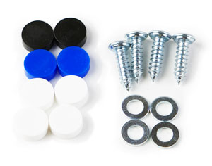 Package of Screws and Caps